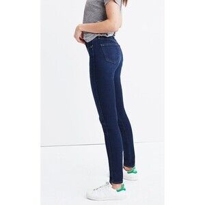 Madewell High Rise Skinny Jeans Women’s 26 Dark Wash Blue Stretch Denim